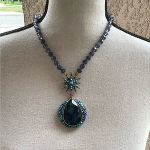 Heidi Daus Swarovski crystal statement necklace